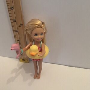 Mattel 2010 Chelsea Barbie's little Sister with dolphin & duck tube